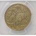 AUSTRALIA 2000 . ONE 1 DOLLAR COIN . ERROR . MULE . STRUCK ON TEN 10 CENTS